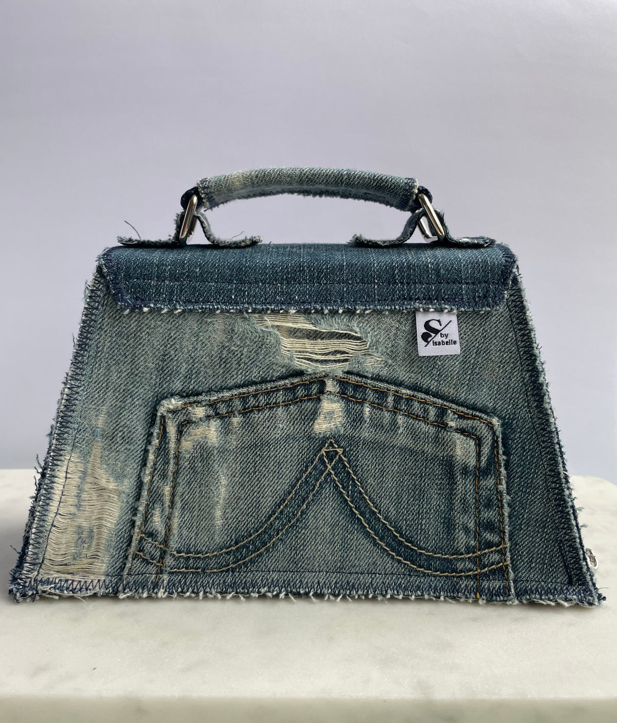 Denim handbag
