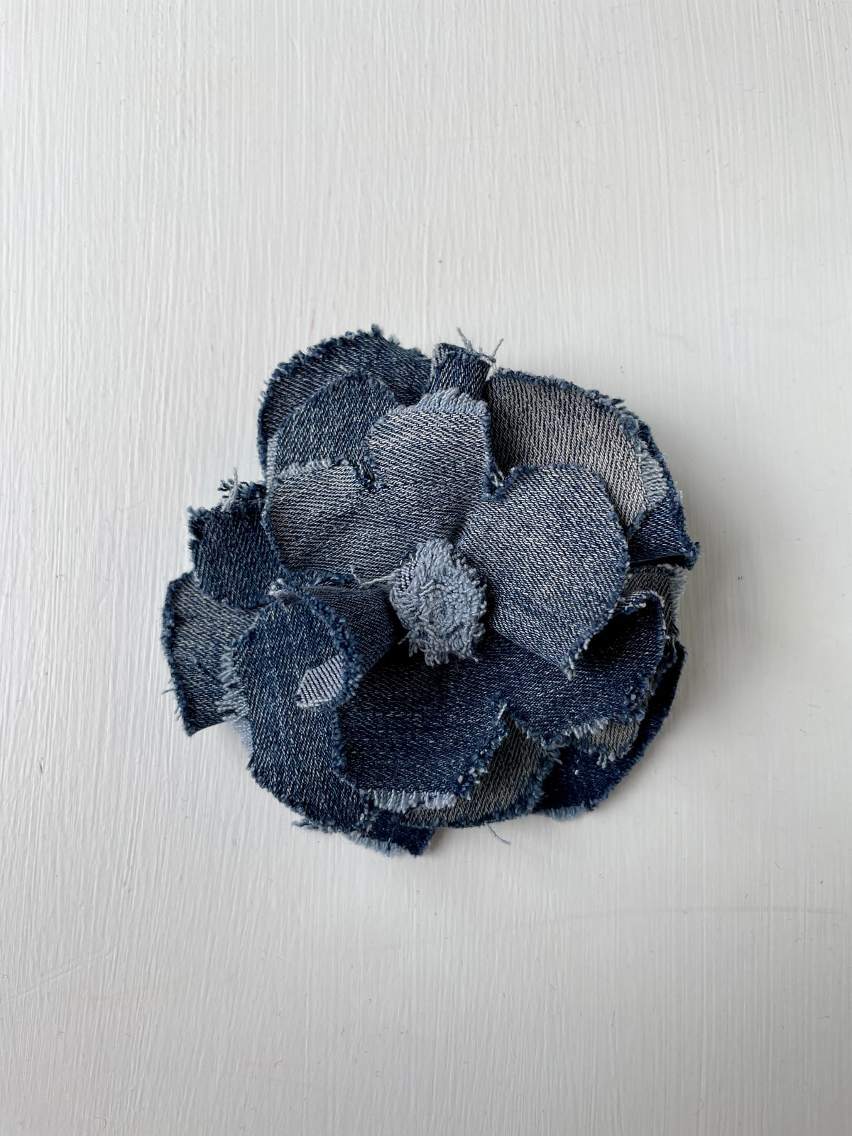 Brooch Denim Flower