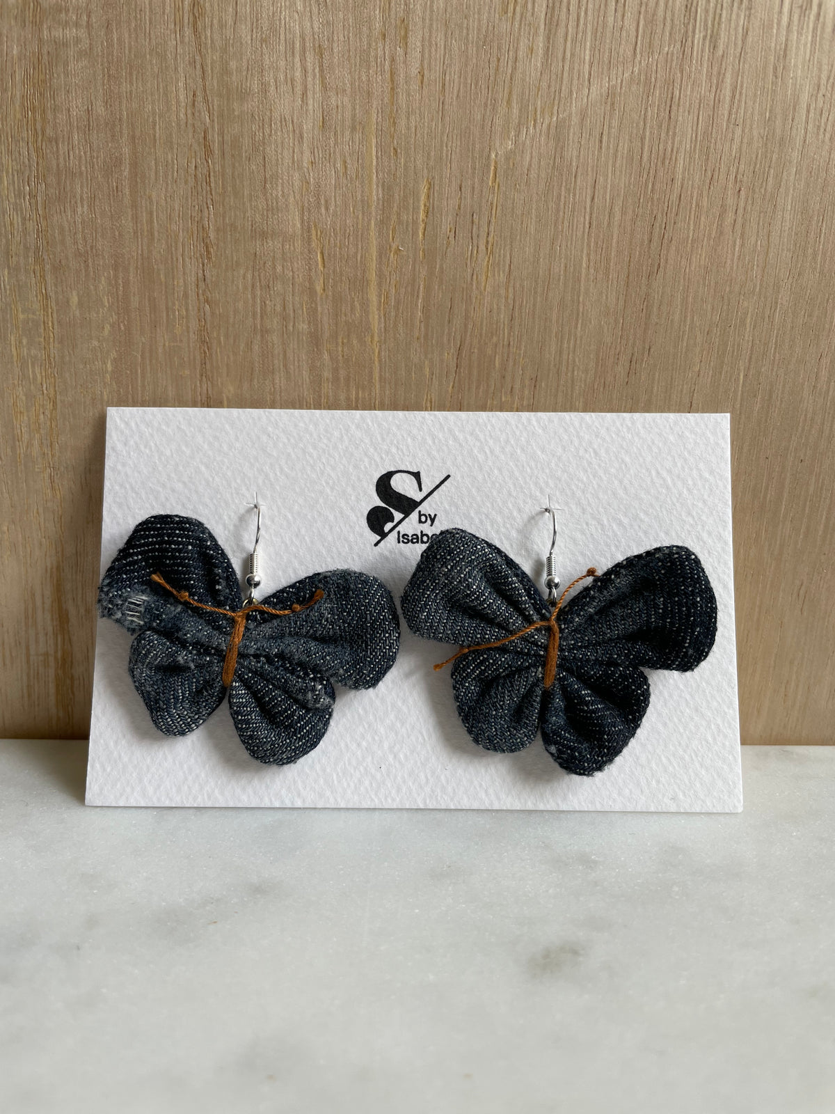 Earring Denim Butterfly