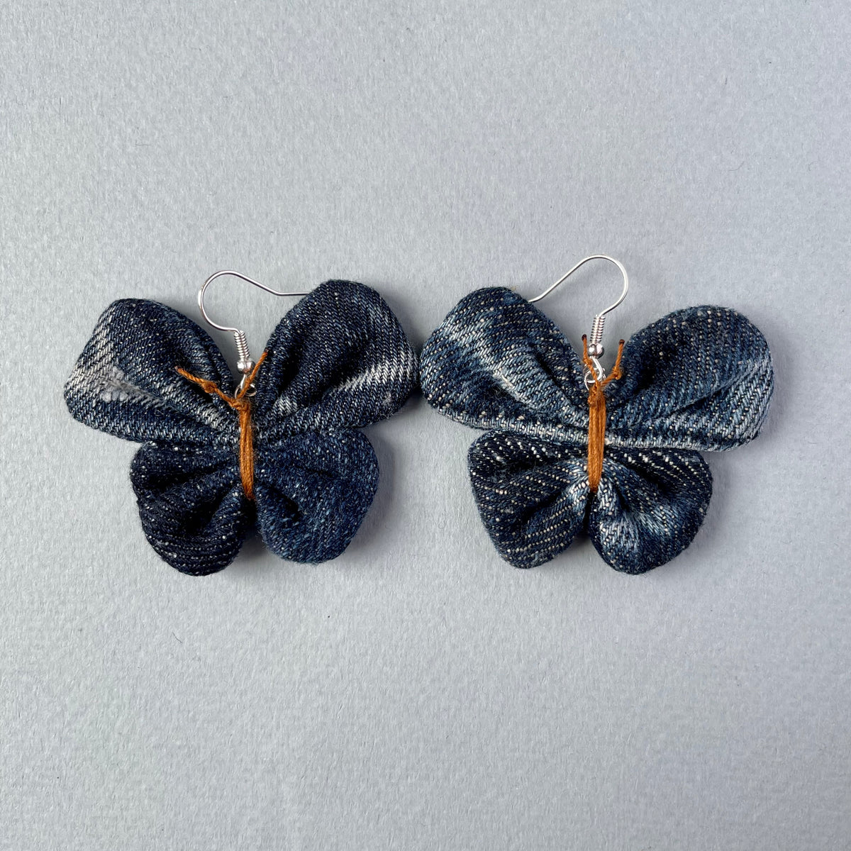 Earring Denim Butterfly