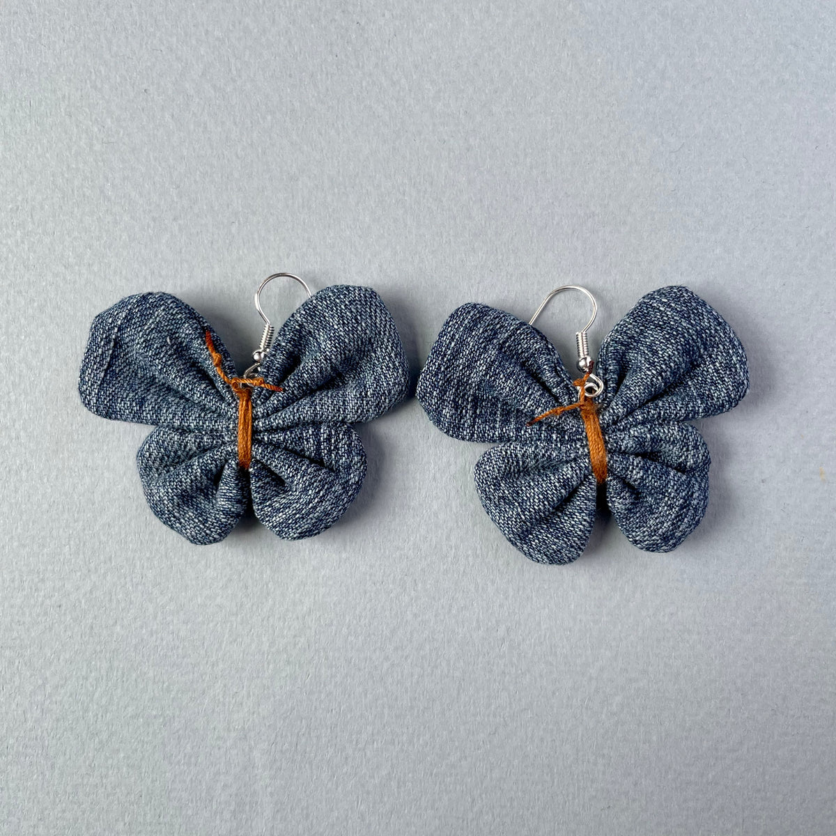 Earring Denim Butterfly
