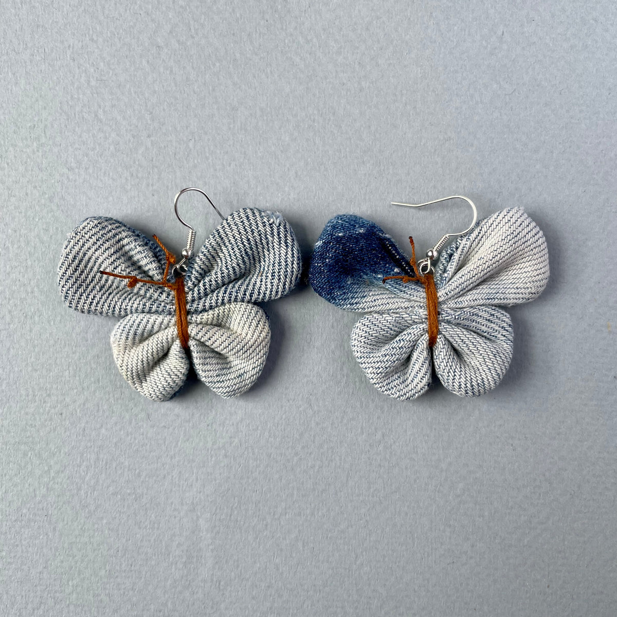 Earring Denim Butterfly