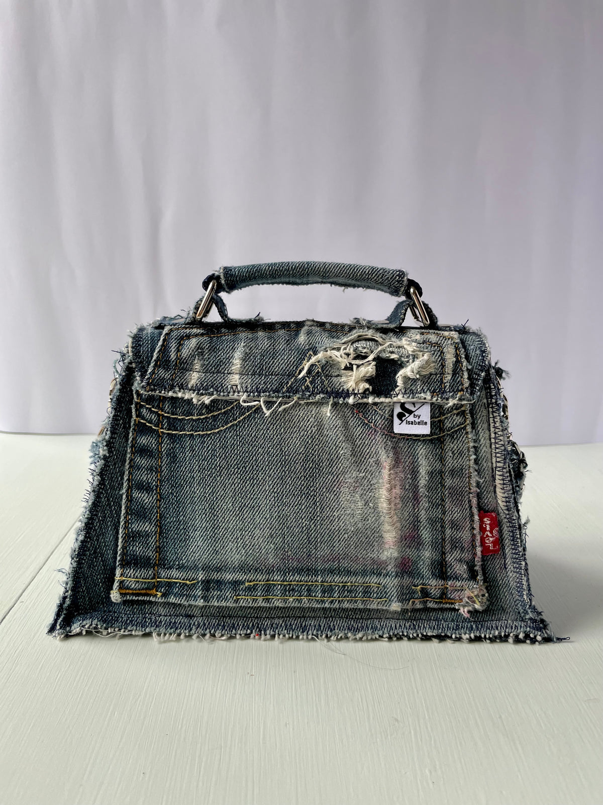 Denim handbag