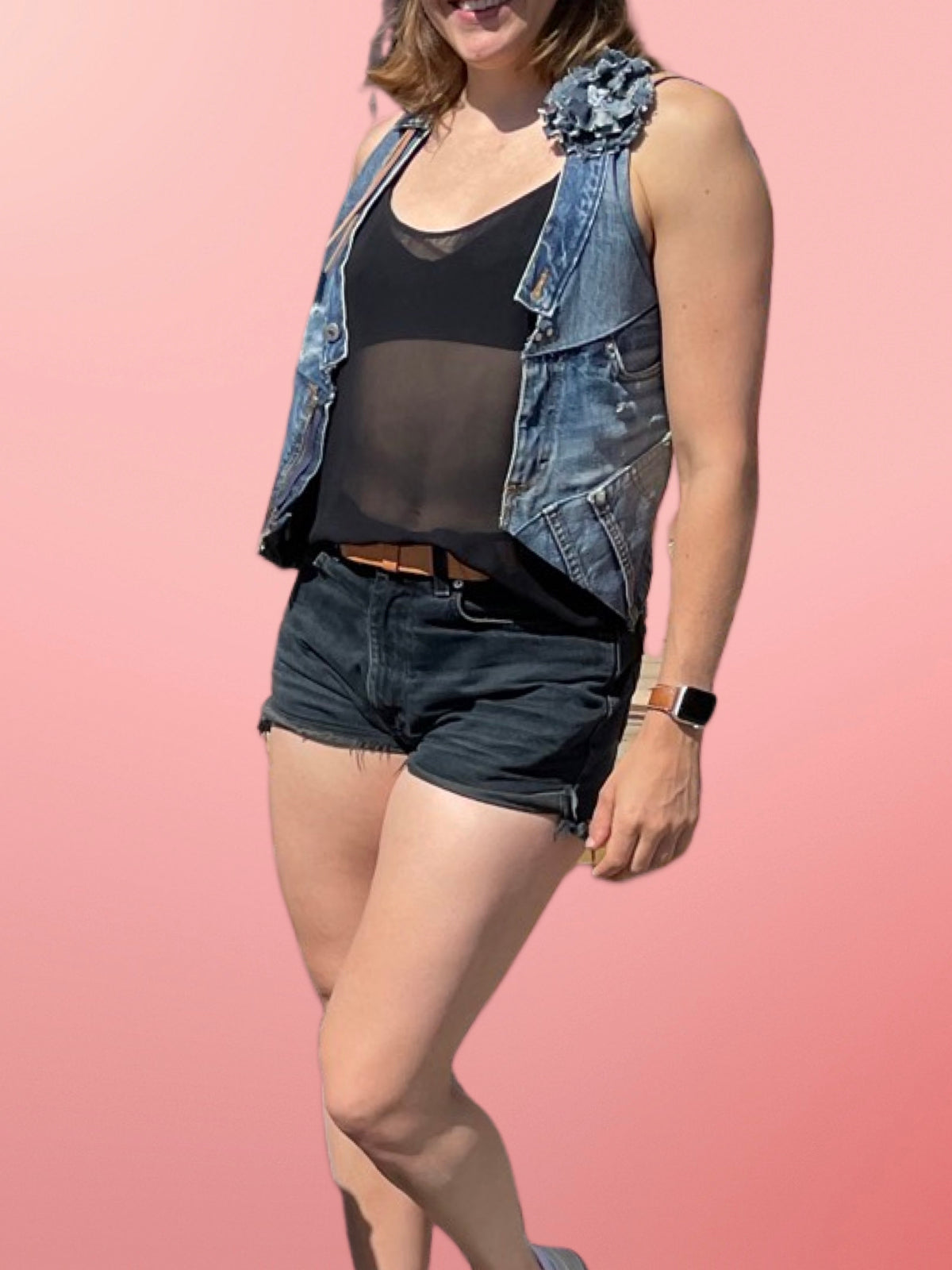 Denim vest