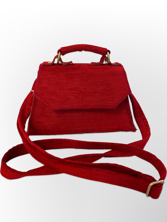 Red handbag