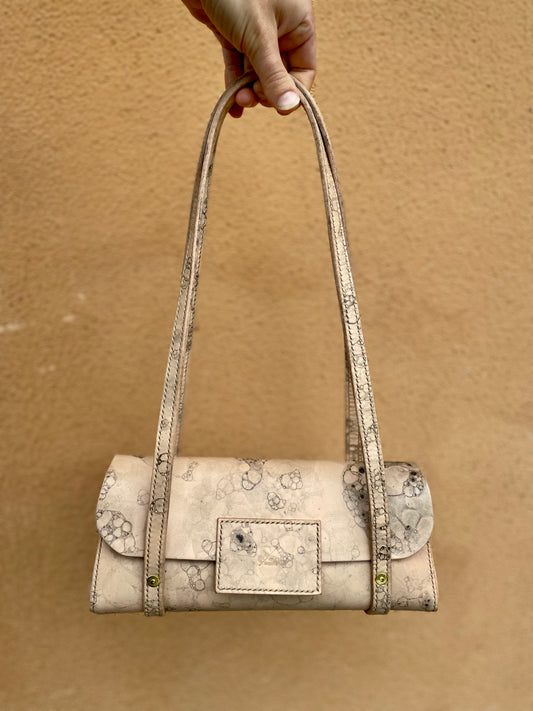 Leather Baguett bag Bubbles