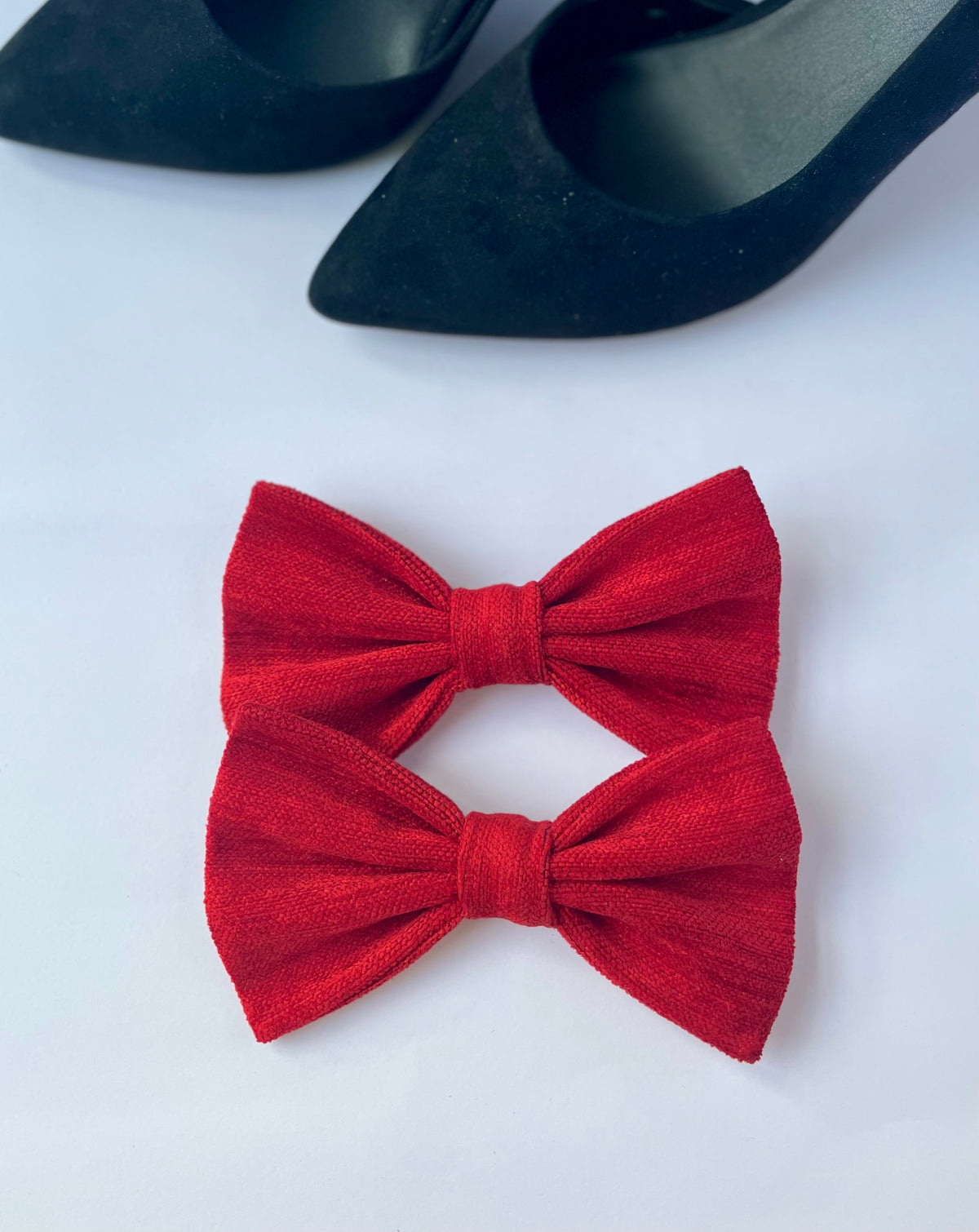 Red Clip on Bow