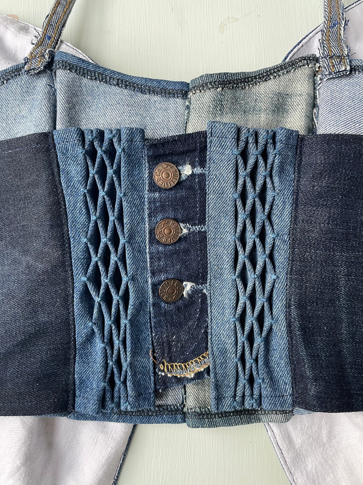 Denim Bow top
