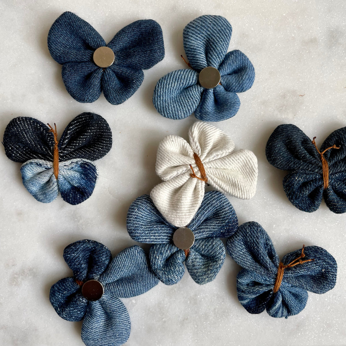 Magnet Denim Butterfly