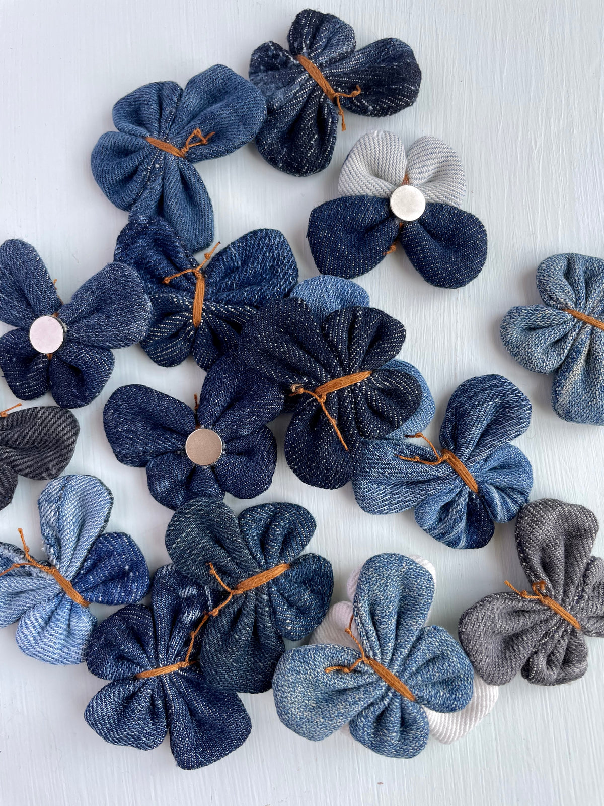Magnet Denim Butterfly