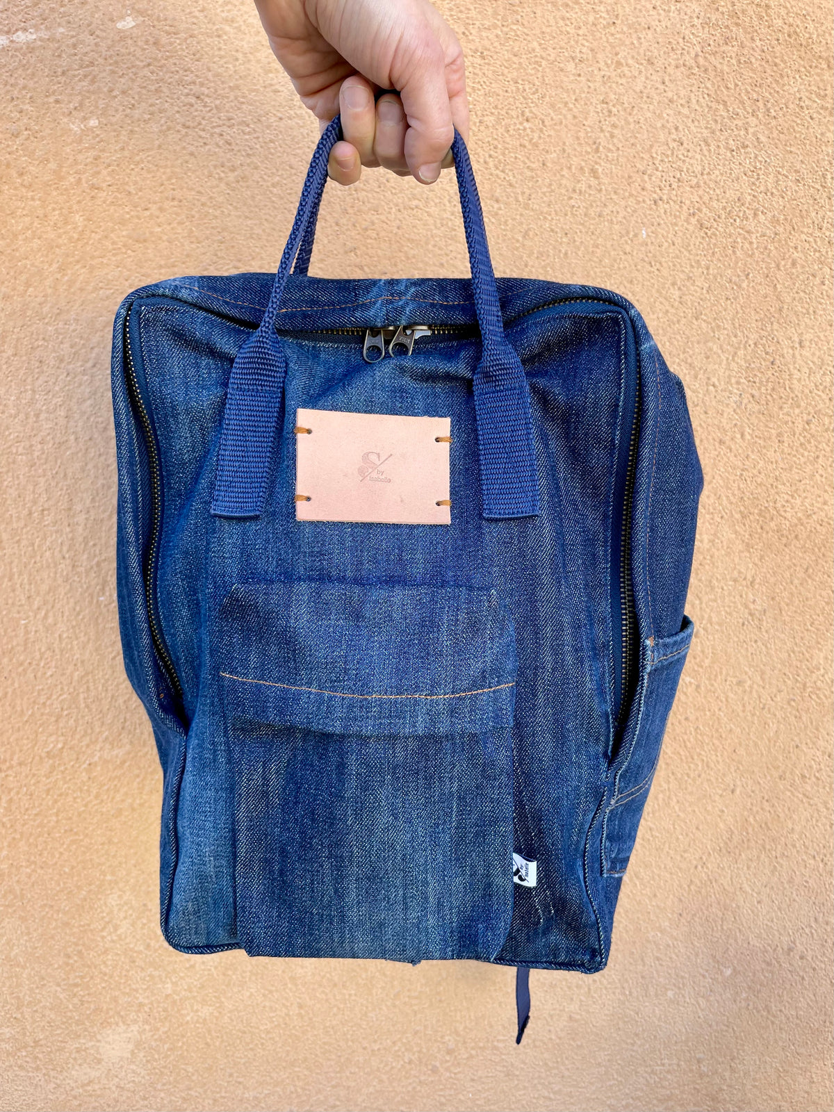 Denim Backpack