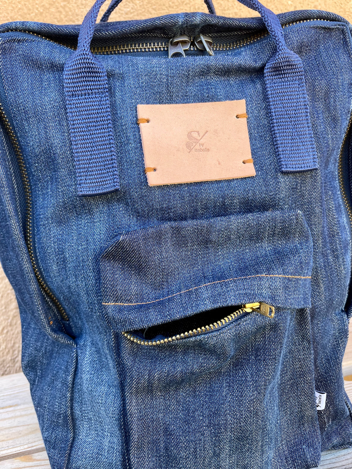 Denim Backpack